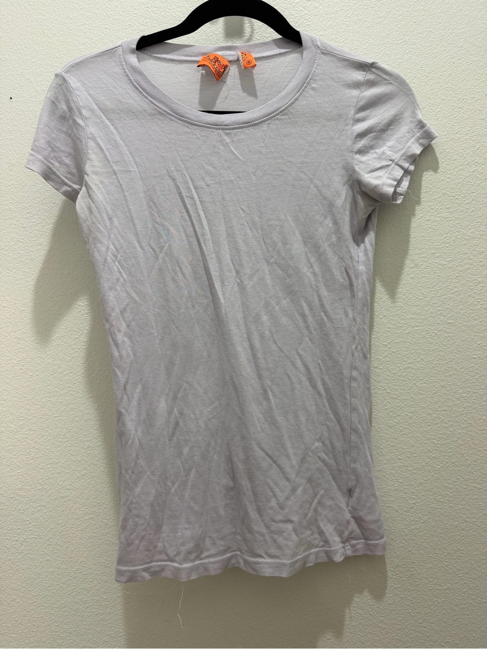 Juicy Couture Light Lavender Crew Neck Short Sleeve Tee